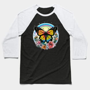 ArtDiggs Butterfly Baseball T-Shirt